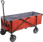 Chariot de Jardin à Quatre Roues, Pliable et Portable – Image 2