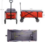 Chariot de Jardin à Quatre Roues, Pliable et Portable – Image 4