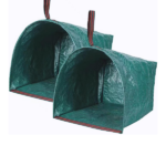 Lot de 2 grand sacs à déchets de jardin de type pelle à poussière réutilisables et résistants