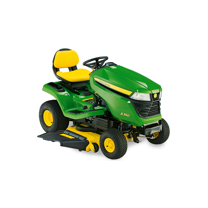 tondeuse-autoportee-john-deere-x350-2.png Tondeuse autoportée à éjection latérale JOHN DEEERE X350 – Image 1